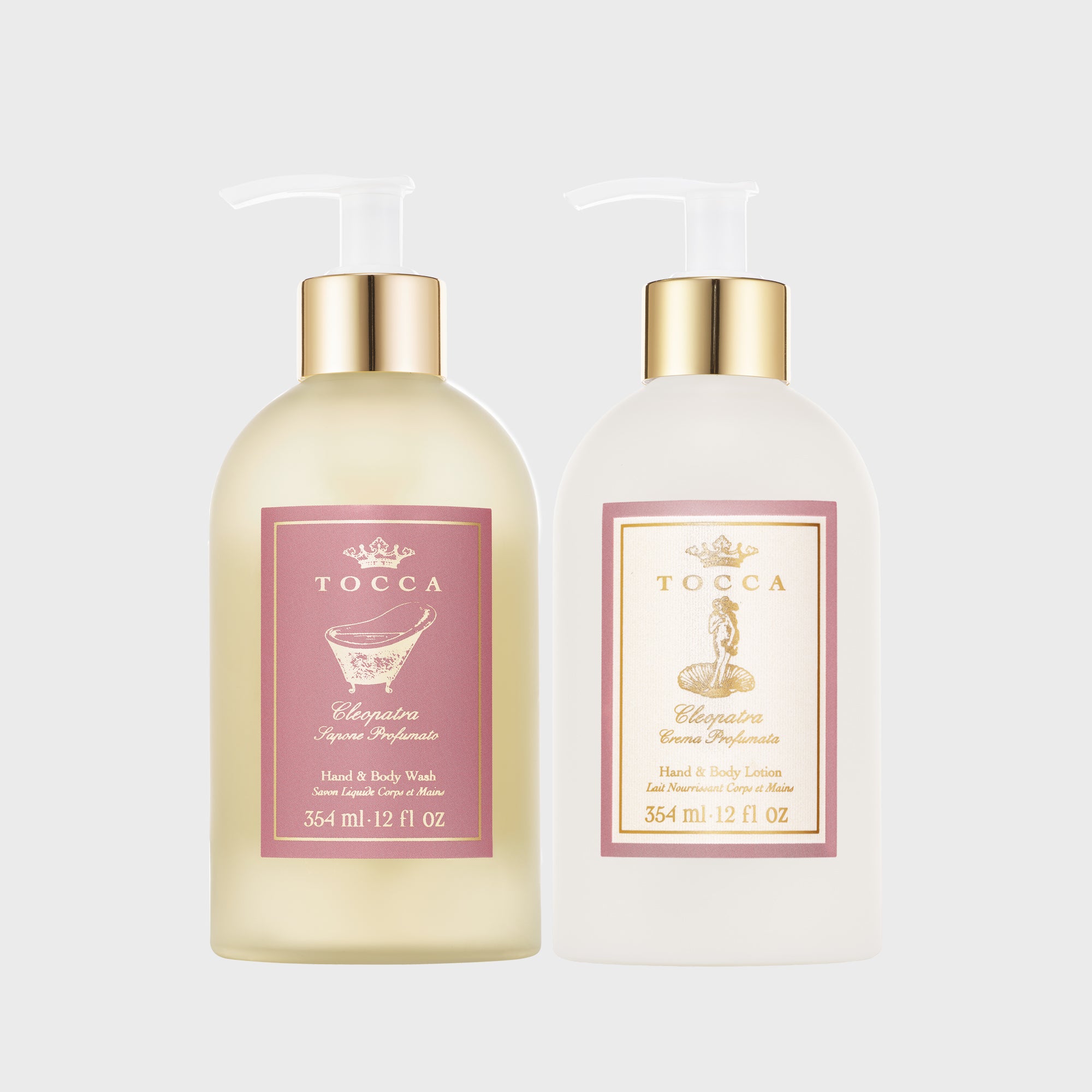 Wash & Lotion Cleopatra Duo | TOCCA Beauty and Home Fragrances