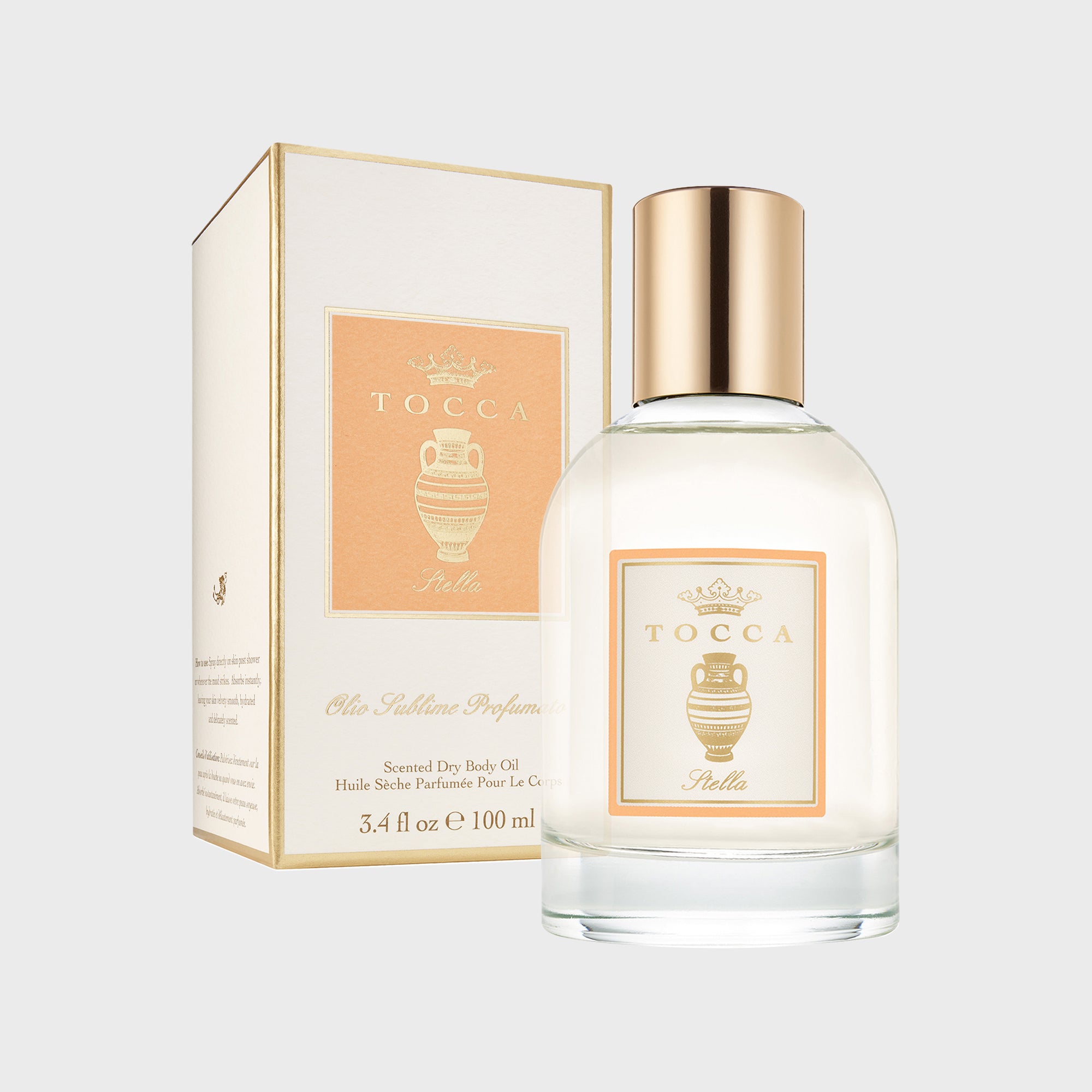 Dry Body Oil Stella 100ml | TOCCA Beauty and Home Fragrances