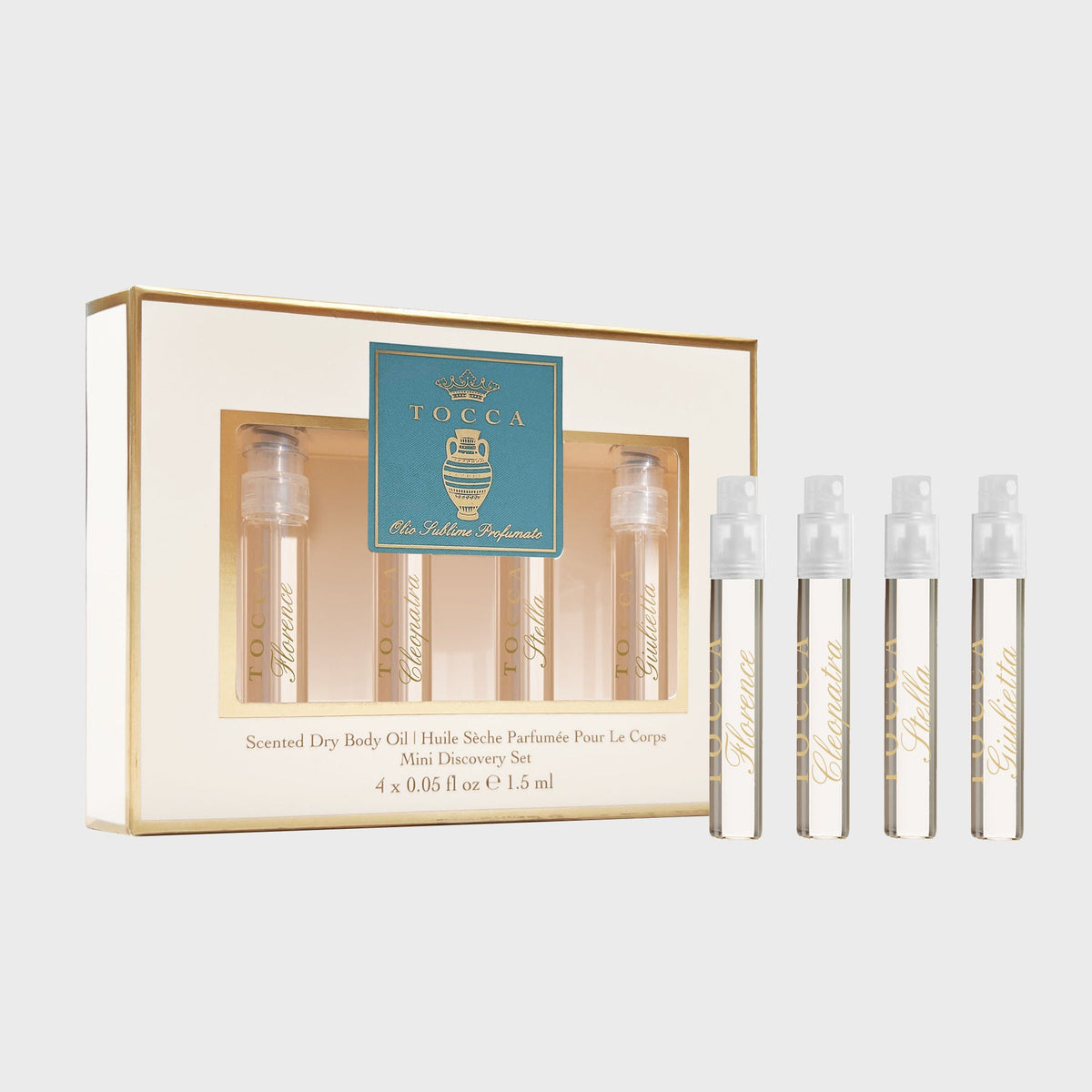 TOCCA Gift/Travel Set Dry Body Oil Mini Discovery Set