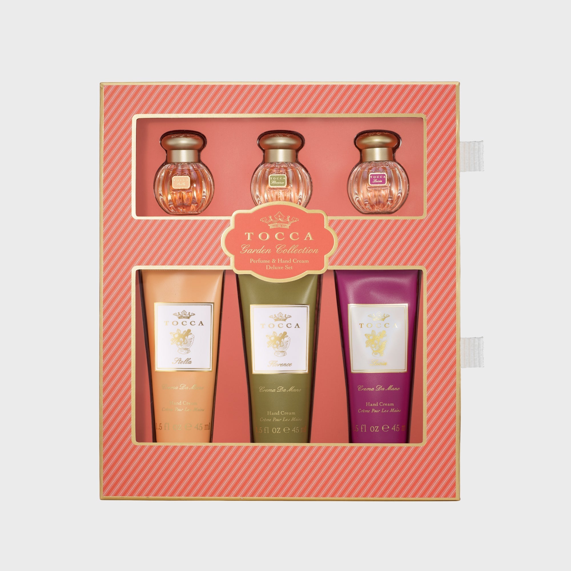 Tocca Gift/Travel Set Garden Collection -  Mini Perfume & Hand Cream Deluxe Set
