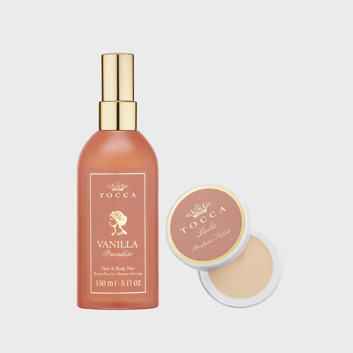 TOCCA Hair & Body Mist Gourmand Layer & Go Duo