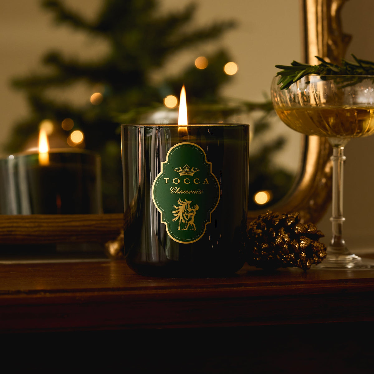 Tocca Home Fragrance Holiday Candela Classica Chamonix