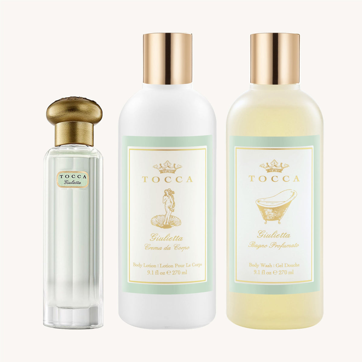 Tocca Bundle Giulietta Corpo & Bagno Trio